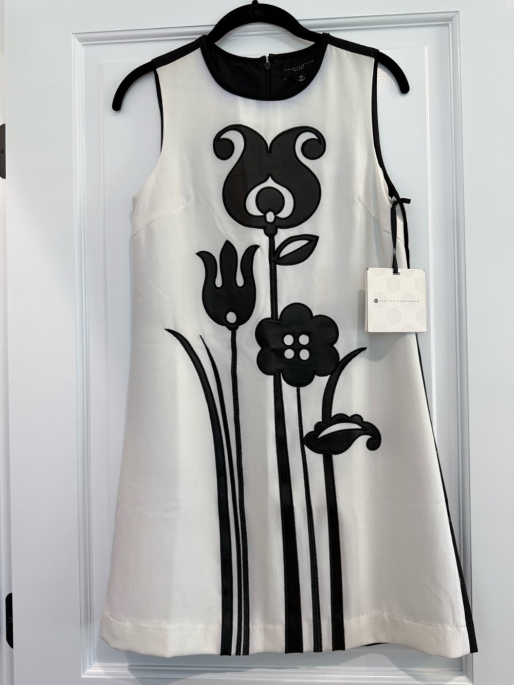 Victoria Beckham for Target Black and White Shift Dress